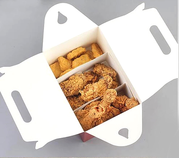 Take out the Korean Fried Chicken Boxes